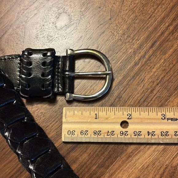 Vintage Capezio Black Braided Women\'s Belt main image 4